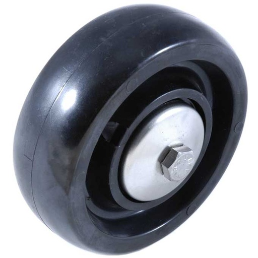 [TR-672502] WHEEL ø100x38mm Fenoplastic resin Temp -30..+300°C Double ball bearings 