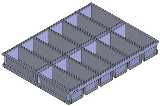 [SLRX-14731-re] FORMSÆT 46x61 12x1,2L SL-type 200mm RilonElast