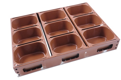 [DDRX-12722-re] TIN SET 45x60 9x1,4L DD-type 175mm FARMHOUSE 400g RilonElast 
