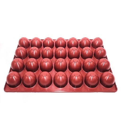 [MA-011681] SILIKONEMÅTTE 20x30 KUGLE 28stk ø35mm 