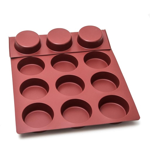 [MA-010665] SILIKONMATTA 40x60 RUND 15st ø100mm  