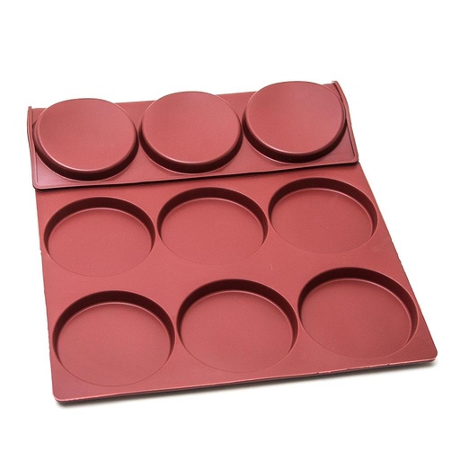 [MA-008929] SILIKONMATTE 40x60 RUND 12stk ø124mm 