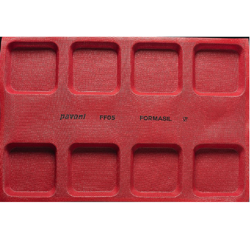 [PI-FF05] SILIKONMATTE 40x60 FIRKANTET 8st 106mm
