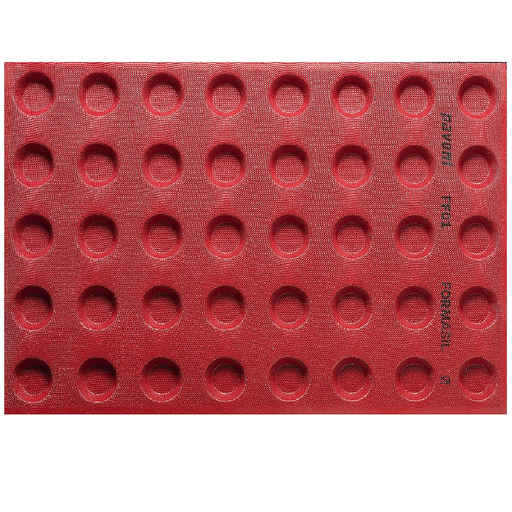 [PI-FF01] SILIKONMATTA 40x60 RUND 40st ø48mm