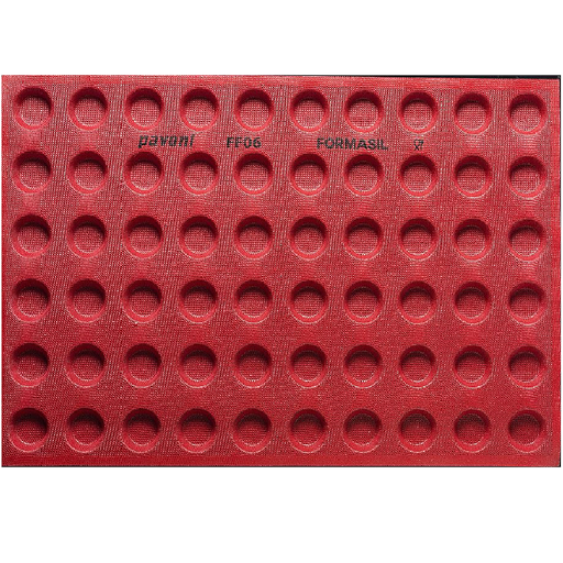 [PI-FF06] SILIKONMATTA 40x60 RUND 60st ø40mm