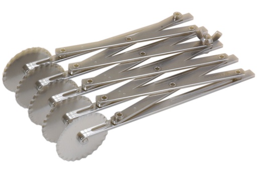 [MO-ROTAPINOX5O] PASTRY CUTTER FLUTED ø55mm 5-row