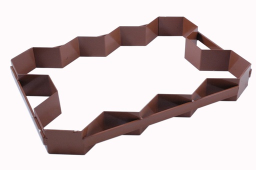 [BFRX-7514-re] BRØDRAMME 45x60 HØJ HEXAGONBRØD 11stk RilonElast