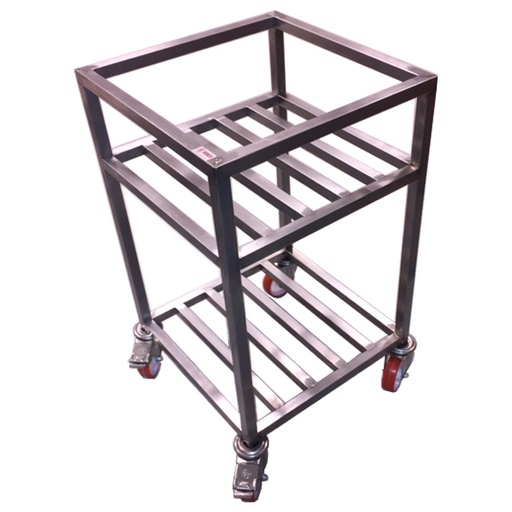 [TTRX-2019-10-013] TABLE TROLLEY 47x47 2 SHELVES