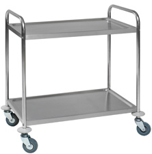 [FS-KM60354] TABLE TROLLEY 2 SHELVES *Unassembled*