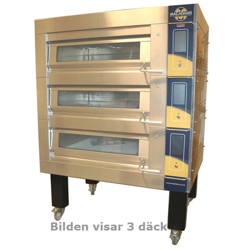 [MC-ART-92004] DECK OVEN Macadams Artisan 2-PAN 4-DECK