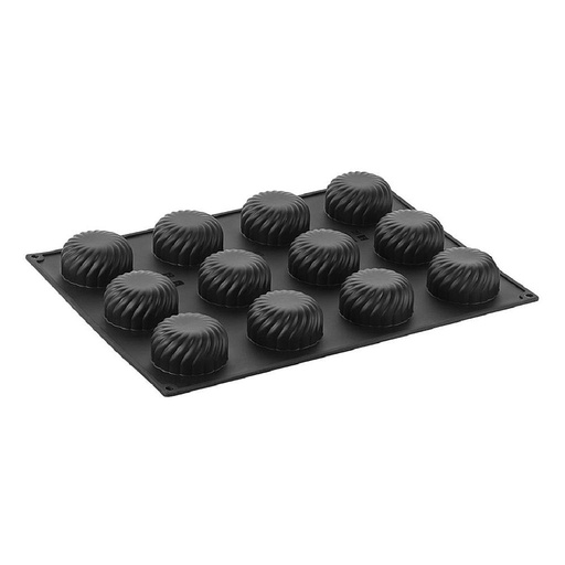 [PI-PX4317S] SILICONE MOULD 30x40 CALEIDON 12pcs ø66mm